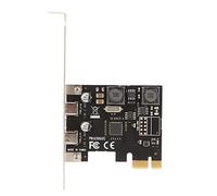 Yosoo Health Gear PCIE a Type C Scheda di Espansione con 2 Porte, Trasferimento di Dati Super velocità 5 Gbps, Gestione di Energia Intelligente, Compatibile con le Vittorie