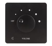 Yosoo Health Gear Piastra di Controllo del Volume, 50W Volume Controller 5 Gears Manopola di Accordatura per Altoparlanti Domestici (BLACK)