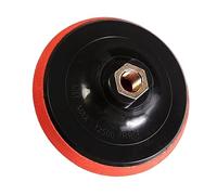 Yosoo Health Gear Piastra di Supporto per Lucidatrice, Piastra per Disco Abrasivo ABS Autoadesivo con Interfaccia Esagonale 125 Mm, Sostituzione del Tampone di Protezione della Levigatrice per