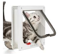 Yosoo Health Gear Porta per Gatti Trasparente, Porta per Animali Domestici Originale a 2 Vie, Porta per Gatti per Animali Domestici, Facile da Installare Gattaiola per Gatti