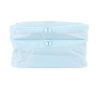 Yosoo Health Gear Sacchetto asciutto bagnato Tessuto Oxford impermeabile Multi Purpose 2 strati con cerniera borsa per la biancheria, grandi tasche, borsa per il fitness, lavabile per costume da