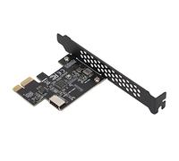 Yosoo Health Gear Scheda di Espansione Scheda Riser PCIE a Tipo E, Condensatori Ceramici Doppia Protezione Trasmissione Rapida Interfaccia USB 3.2 Tipo C Sul Pannello Frontale per PC Desktop (BLACK)