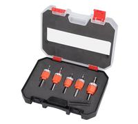 Yosoo Health Gear Set di BIT di Perforazione di Contropiede, 5 Pezzi 2,8 3 3.2 3.5 4 Mm a velocità Ad Alta velocità BIT di Arresto Regolabile per Perforazione in Metallo in Legno