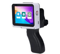 Yosoo Health Gear Stampante a Getto D'inchiostro Portatile, Stampante 12,7 Mm Macchina Stampa Portatile per Superficie Piana Ugello 0,5 Pollici Codice QR Codice a Barre Data di Produzione Ora