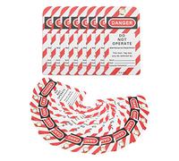 Yosoo Health Gear Tag di Blocco, 30pcs Tag di Blocco Tagout Riscrivibile Pericolo Non Gestisce Etichetta di Avvertimento di Sicurezza di Sicurezza Riutilizzabili per la Chimica del Settore