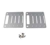 Yosoo Health Gear Trasparente Acrilico 4 Vani HDD Rack, 3.5 2.5 Pollici | Gabbia per disco rigido impilabile fai-da-te, dissipazione del calore nudo, design a blocchi, organizzazione del computer