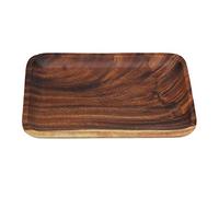 Yosoo Health Gear Vassoio di Sushi in Legno con Eco -artigianato, Piatto da Porzione Rettangolo per Ristorante per Casa con Squisito di Legno Naturale Meglio per Dessert Insalata di Sushi (25*17*2cm)