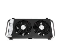 Yosoo Health Gear Ventilatore da Tetto per Ventilatore da Soffitto in ABS, Design Pieghevole a Doppio Scarico a 4 velocità con Caricatore per Auto per Interni, Dissipazione del Calore e