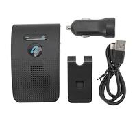 Yosoo Kit Altoparlante Wireless per Auto Handsfree, 5.0 Kit Altoparlante per Cellulare Supporta Riproduzione Musicale, Assistente Vocale, Promemoria Navigazione