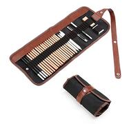 Yosoo Kit per Schizzo e Disegno, Set Matite Gomme Matite Carboncino Penne Strumento Artistico, 29 Pezzi - Fornire a Artista Professionale e Principianti