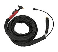 Yosoo Kit Torcia per Saldatura Tig Raffreddata Ad Aria, Torcia Tig M16*1,5 Mm a Prova di Caduta di Alta qualità, Set di Elettrodi a Tazza di Protezione 3,7 M/12 Piedi per QQ150, Resistente Alle