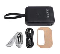 Yosoo Lampada di Polimerizzazione Portatile per Extension Capillari, Luce LED 405nm con Display Digitale della Batteria, 18W Asciugatura Rapida, Ricaricabile per Parrucche e Strumenti (BLACK)