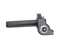 Yosoo Manopola Acceleratore per Moto, Sostituzione Rapida Cavo Acceleratore in Lega di Alluminio CNC da 22 Mm per KLX CR CRF EXC XR CRF50 CRF230 50 110 125 230 250 (BLACK)