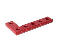 Yosoo Marcatura di Efficiente, Mini in Lega di Alluminio Quadrata con Segni di Scala, Perni, Facili Trasportare, Misurazioni Accurate, maturità a CNC, Superficie Rossa Anodizzata, Premium