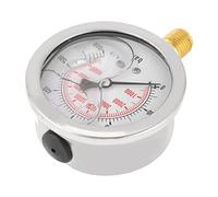 Yosoo Messicus di Pressione Idraulica dell'acqua, Ampia Gamma, Misurazione Precisa, Prestazioni Stabili, Lettura Facile e Portatile, Strumento di Misurazione della Pressione con Connessione Filo