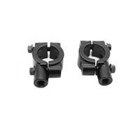 Yosoo Mintegro del Supporto per Supporto Specchio Manubrio, 2 Pezzi 10 Mm Filettatura in Alluminio Motociclistico per Specchi Laterali Posteriori per Le Motociclette ATV Scooter