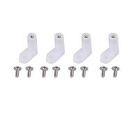 Yosoo Piedini di Montaggio PCB Tipo L da 100 Pezzi per Scheda da Gioco Plastica di Alta qualità, Facile da Installare, Dimensioni 2x2 Cm, 2 Viti Incluse