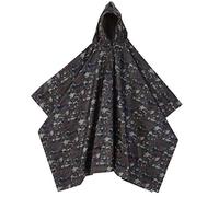 Yosoo Poncho impermeabile militare multifunzione mimetico portatile di emergenza, impermeabile Ripstop impermeabile mimetico in nylon da viaggio per campeggio escursionismo ciclismo, Digitale., Taglia