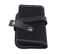 Yosoo portapenne/portapennelli/portamatite Arrotolabile con 36 o 48 Fessure - per la Scuola, l’Ufficio o Come per Studenti, Nero, 36slots