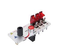 Yosoo - Pulsantiera per auto competizione, LED 12 V, interruttore principale per pannello d’avvio motore, mod. Q2YY