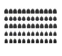 Yosoo Punte del Tallone 30 Paia Kit di Riparazione del Tallone delle Scarpe PU Antiscivolo Protezioni del a Spillo Forma a U Rotonda Nera Sostituisci le Punte Usurate per le Donne Tacchi Alti