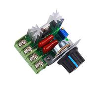 Yosoo Regolatore di velocità del motore CA 50-220 V 25 A, SCR Regolatore di Tensione Variatore Velocità Temperatura 2000W Dimmers Ideale per Fare Piccoli Lavoretti del Fai da te
