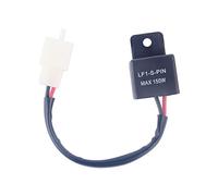 Yosoo - Relè elettronico per freccia, 2 Pin LED 12 V, lampadine per frecce a LED, relè di lampeggiante di controllo del flusso di segnale per auto moto