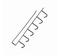 Yosoo Scaffale per Armadietti Multifunzione per la, Costruzione di Ferro, Design per lo Spazio, Ideale per Tazze e Utensili Sotto gli Armadi (BLACK)