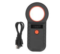 Yosoo Scanner per Microchip Wireless per Animali Domestici, Lettore di Etichette Animali 2.4G 134.2Khz 125Khz con Schermo Luminoso da 0.91 Pollici, Formati EMID FDX B, Memorizza 128