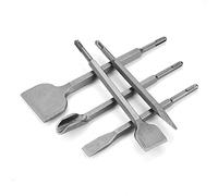 Yosoo Set di Scalpelli SDS Plus 5 Pezzi, Acciaio Temprato Ad Alte Prestazioni, Rottura e Foratura Efficienti, Scalpelli Multiuso, compatibilità Precisa, Durevole e Adattabile Al Calcestruzzo