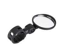 Yosoo Specchietto per Manubrio per Bicicletta, 1 pz Specchietto per Bicicletta Regolabile Specchietto retrovisore per Bici Flessibile con Vetro Convesso Montato per Mountain Bike