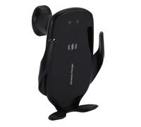 Yosoo Supporto Wireless per Auto con Caricabatteria e Bloccaggio Automatico, Montaggio a Presa Intelligente per Presa D'aria, Ricarica Rapida Q i, Sgancio con un Tocco