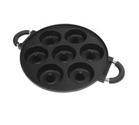 Yosoo Torta Non Stick, Stampo da Forno in Lega in Lega di Alluminio per Ciambelle Takoyaki con Rivestimento Premium, Manici a Grigio Facile, Persino Distribuzione del Calore, Teglia Versatile