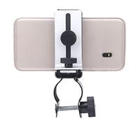 Yosoo Universal Mobile Phone Holder, Aluminum Alloy Telescope Adapter with Sponge Cushion for Cell Phone Photography, Compatible with Telescope Microscope