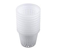 Yosoo Vaso tondo a rete per coltura, confezione da 10 vasi in plastica per impianti di coltivazione
