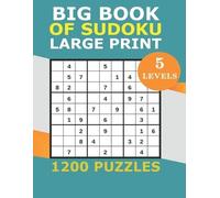 Yosrprof Sté Yosrprof big book of sudoku large print (Tascabile)