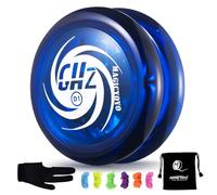 YOSTAR Yoyo Looping Yoyo for Kids D1 GHZ, 2A Responsive Yoyo for Beginner, Easy to Play and Practise Basic Looping Tricks, with 6 Yoyo Strings, Yo-Yo Glove, Yo Yo Bag (D1 - Blue)