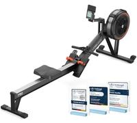 YOSUDA R2 Vogatore professionale per casa pieghevole, Display autoalimentato, 10 livelli di resistenza, Binario lungo, Display 4 vie, Bluetooth & App, Adatto per utenti alti, Resistenza all'aria