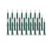 Yosugar 25 ugelli per miscelatori statici, tubo di miscelazione 2 K, colla statica, colore verde, punte per miscelatore, punte per miscelatore, colla in plastica 1:1 (25 pezzi, verde)