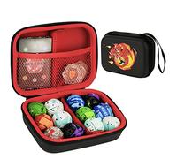 Yosuny Contenitore Organizzatore Giocattoli Compatibile con le figure Bakugan, BakuCores e le figure Fighter, Mini Contenitore Giocattoli da Trasporto (nero)