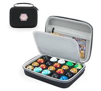 Yosuny Contenitore per giocattoli compatibile con personaggi Bakugan, BakuCores e personaggi da combattimento, mini contenitore per giocattoli da 20 pezzi (nero), esagonale, Cartone
