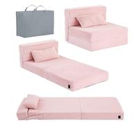 YOTATING Divano letto per bambini, materasso da pavimento per bambini che si illumina al buio, divano modulare con dinosauro blu, pieghevole, futon convertibile, materasso pieghevole per stanza dei