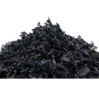 YOTEI SPIRIT® 500g Paglia Nera per Confezioni - Paglia per Cesti, Regalo, Scatole e Confezioni - Trucioli per Imballaggio (Nero, 500g)