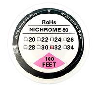 Yothre Filo di resistenza da 30 m, in nicromo 80, su bobina, con diametro da 32G AWG