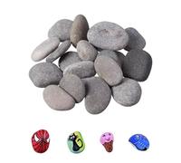 Yotlein 40 Sassi da Dipingere, Pietre da Dipingere, Set di Pietre Piatte da Dipingere, 1-3cm, Ciottoli Piatti per Il Fai da Te, Decorazioni Pietre Ciottoli - per Acquario Artigianato Fai da Te