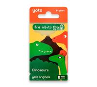 Yoto BrainBots: Dinosauri - 8 schede audiolibri per bambini da utilizzare con lettore e mini dispositivo audio all-in-1, ascolto educativo senza schermo con storie divertenti per apprendimento e quiz