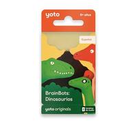 Yoto BrainBots: Dinosauri in spagnolo. 8 Carte educative senza schermi con storie divertenti e quiz interattivi sui dinosauri. Compatibile con Yoto e Mini All-In-One. Età 6+.