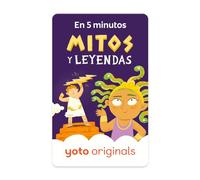 Yoto In 5 minuti: Miti e leggende - Scheda audio in spagnolo. Storie per bambini senza schermi, ideali per giocare, dormire o viaggiare. Compatibile con Yoto Player. Età 4+.