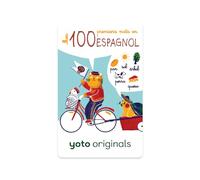 Yoto - Le mie 100 prime parole in spagnolo, audiolibro per bambini in francese, ascoltando su narratrice notturna Storie Box Player e Mini, Imparare lo spagnolo ai bambini dai 3 ai 14 Anni