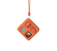 Yoto Mini Adventure Jacket in arancione con cordino da polso abbinato - Accessorio per bambini Lettore audio Yoto Mini, custodia in silicone antiscivolo